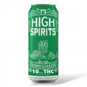 High Spirits Cherry Limeade Seltzer 10mg THC 24 Pack