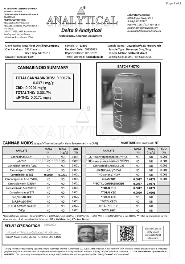 Dayzed Botanical & Adaptogen Infused Fruit Punch‬‭-24 pack - Image 2