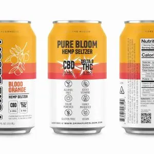 Pure Bloom Hemp Seltzer Blood Orange 24-Pack