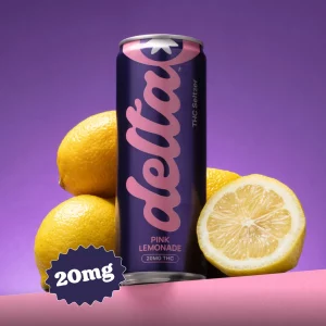 Delta-9 Pink Lemonade Seltzer 24-Pack