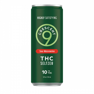 Crescent 9 Sour Watermelon THC Seltzer 24-Pack