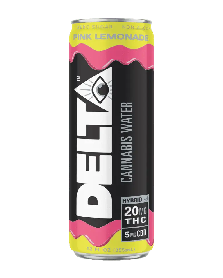 Delta Beverages 20mg Cannabis Water Pink Lemonade