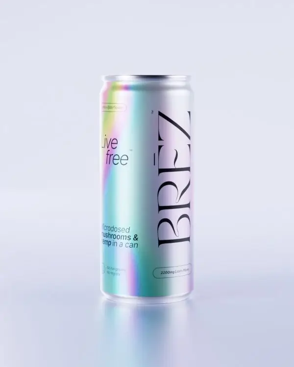 Brez Flow Double Delta-9 & Lions Mane Mushroom Beverage 24-Pack