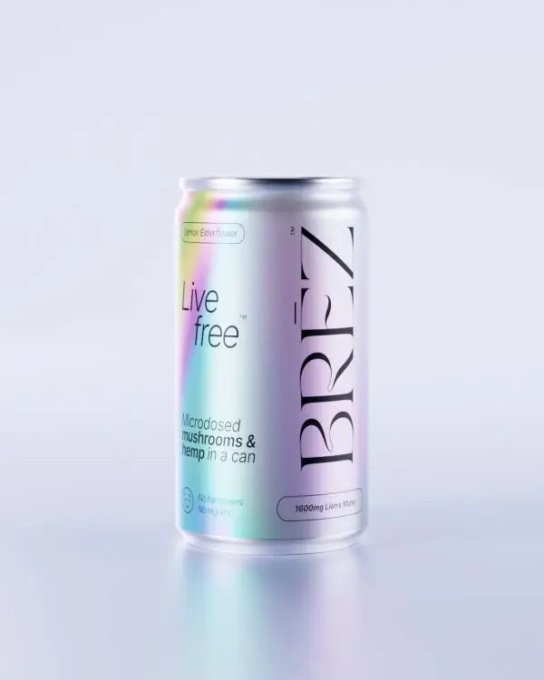 Brez Flow Single Delta-9 & Lions Mane Mushroom Beverage 24-Pack