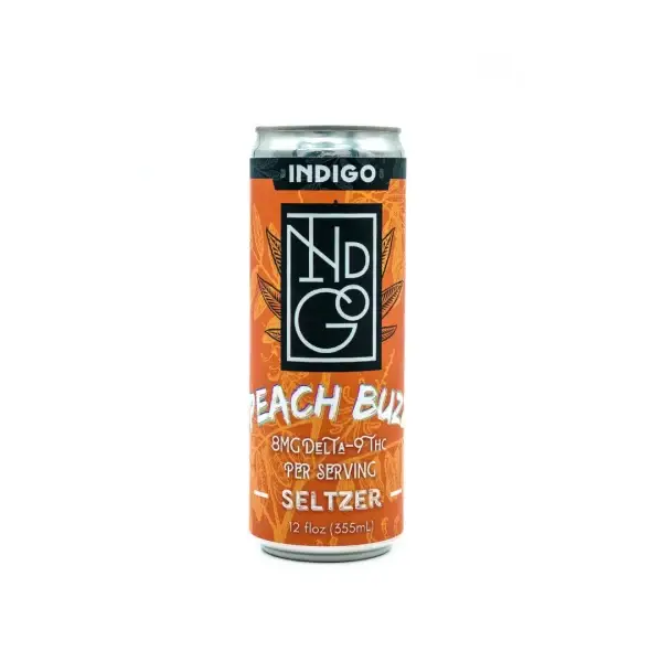 Indigo Peach Buzz Seltzer 24-Pack