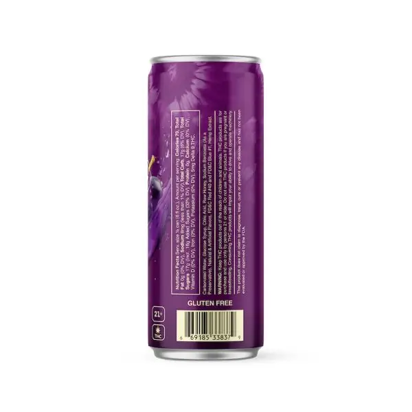 Goodland Extracts 10mg Delta 9 Grape Sky High Soda 24-Pack - Image 2