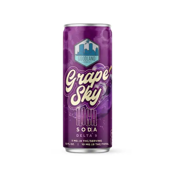 Goodland Extracts 10mg Delta 9 Grape Sky High Soda 24-Pack