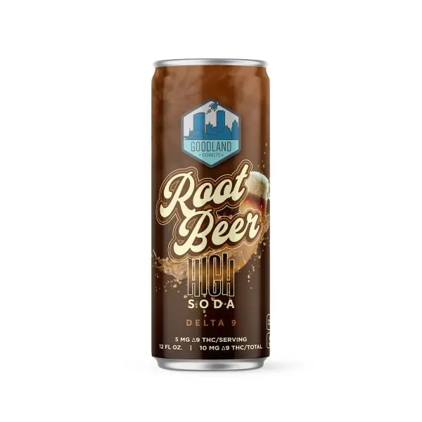 Goodland Extracts 10mg Delta 9 Root Beer High Soda 24-Pack