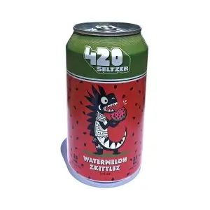 420 Seltzer Watermelon Zkittlez 25mg 24-Pack