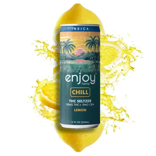 50mg THC + 5mg CBN Lemon Seltzer for Chill 24-Pack