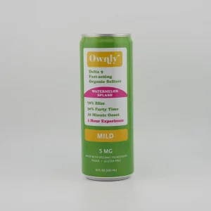 WATERMELON SPLASH 5 MG THC SELTZER - MILD STRENGTH - 24 PACK