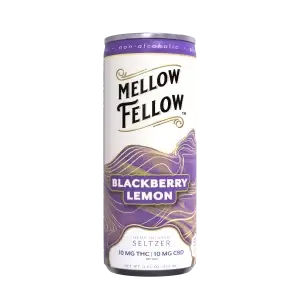 Delta 9 THC + CBD Seltzer Beverage 20MG - Blackberry Lemon 24-Pack