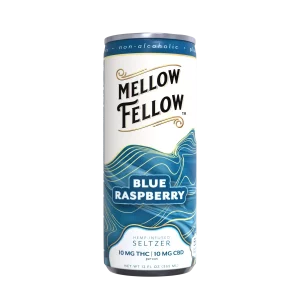 Delta 9 THC + CBD Seltzer Beverage 20MG - Blue Raspberry 24-Pack